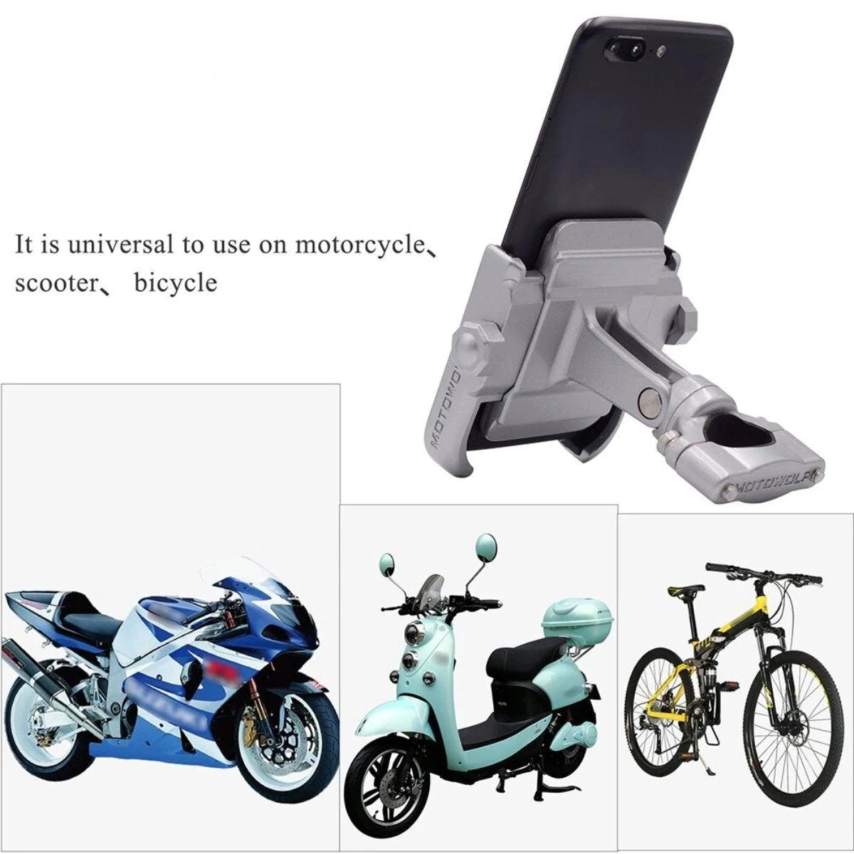 Handlebar Phone Mount Holder 7 Handlebar Phone Mount Holder - Image 7