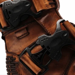 Handmade Western Cowboy Leather Boots, Brown -Gearup Co. Store 1638338574 1