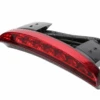 Motorcycle Red Lens Chopped Rear Fender Tail 0.18W LED Light, PC/ABS, 12V