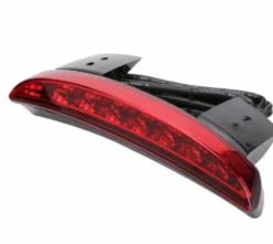 Motorcycle Red Lens Chopped Rear Fender Tail 0.18W LED Light, PC/ABS, 12V