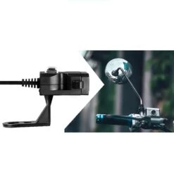 Dual USB Port 12V-24V Waterproof Motorcycle Handlebar Charger 5V 1A/2.1A Adapter For Mobile Phone -Gearup Co. Store 2397820411584