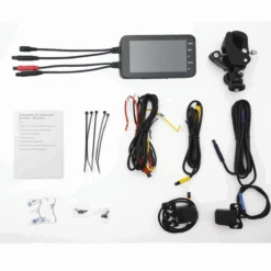 Motorcycle Black Dual Lens Dash Cam Video Recorder 4 Inch HD 1080P -Gearup Co. Store 2437003528454