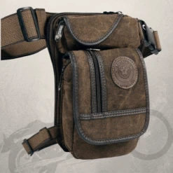 Handmade Skull Leather Boots + Free Leg Bag Bundle -Gearup Co. Store 5 min