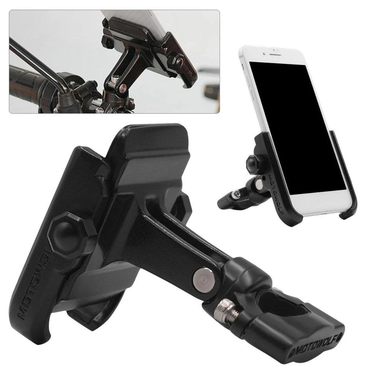Handlebar Phone Mount Holder 2 Handlebar Phone Mount Holder - Image 2