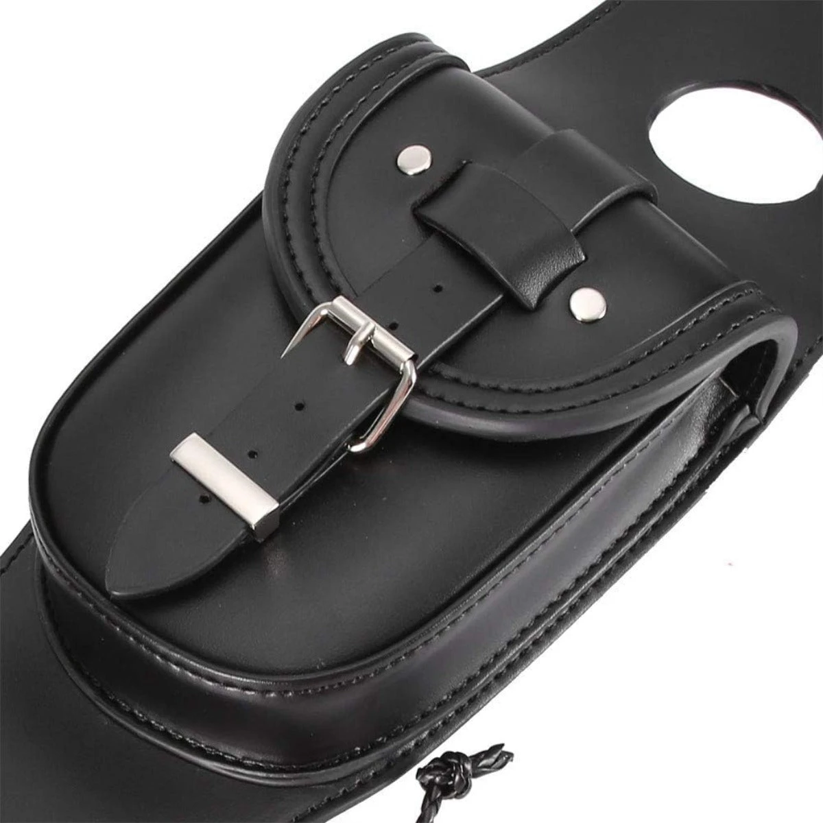 Retro Motorcycle Leather Tank Bag 7 Retro Motorcycle Leather Tank Bag - Image 7