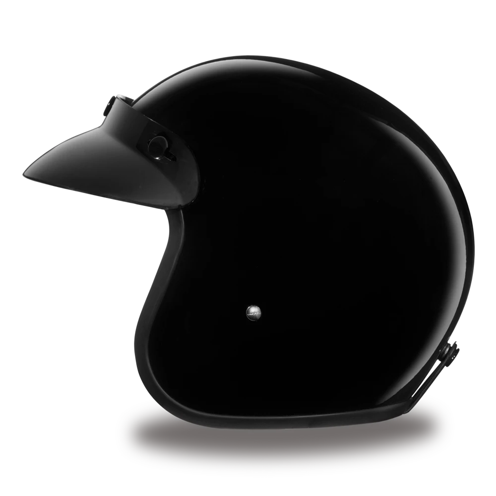 Daytona D.O.T Cruiser Hi-Gloss Black Helmet 2 Daytona D.O.T Cruiser Hi-Gloss Black Helmet - Image 2