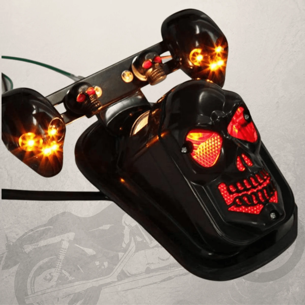 SkullBurn™ "LED Tail Light & Turn Signals That Command Respect" 2 SkullBurn™ "LED Tail Light & Turn Signals That Command Respect" - Image 2