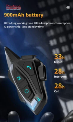 Daytona Bluetooth Headset For Helmet 1.0 -Gearup Co. Store BTbatery 720x 1a069ddc 5899 4132 a8f6 37ece76b49e0