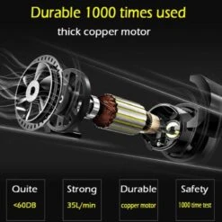 12V DC Digital Tire Inflator -Gearup Co. Store Digital Tire Inflator DC 12 Volt Car Portable Air Compressor Pump 150 PSI Car Air Compressor c8707b5b 28f6 4745 b52a 9ccf74c1694c