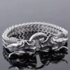 Double Dragon Head Bracelet