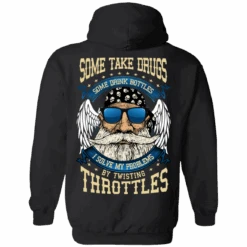 I Solve My Problems By Twisting Throttles Hoodie