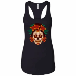 Sugar Skull Roses Tank Top, Cotton/Poly-Jersey