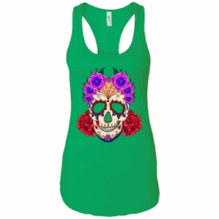 Flowery Skull Tank Top -Gearup Co. Store DynamicImageHandler 29eb09d0 936a 496f 95f3 080e1c2bbd3d