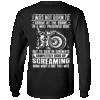 I Was Not Born To Arrive At The Grave In A Well Preserved Body Long Sleeve T-Shirt, Unisex, Cotton, Black W/ White Print