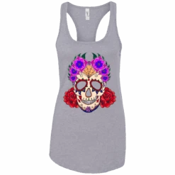 Flowery Skull Tank Top -Gearup Co. Store DynamicImageHandler 583cedc2 e2fe 4c78 81f6 cf7d7fa885d1