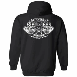 Legendary Bikers Are Born In May Hoodie