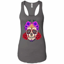 Flowery Skull Tank Top -Gearup Co. Store DynamicImageHandler 6df87248 87d7 44ba 92a2 a4e501e7279e