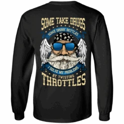 I Solve My Problems By Twisting Throttles Long Sleeves