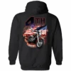 4th Of July Hoodie, Cotton/Polyester, Black