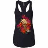 Colorful Flower Skull Tank Top