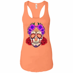 Flowery Skull Tank Top -Gearup Co. Store DynamicImageHandler c20a00cf 5eaa 4305 8de5 d7ff206059fc