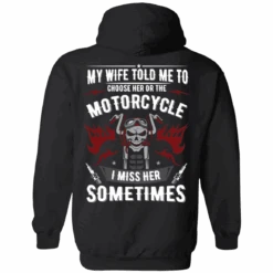 Choose Her Or The Motorcycle Hoodie
