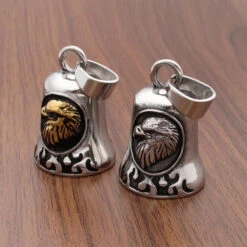 Stainless Steel Eagle Design Gremlin Bell -Gearup Co. Store Eagle Design Fashion Punk Polishing Bell Pendant 316L Stainless Steel Bell 4884ea2c b22b 4eed 985a 4528927004f3