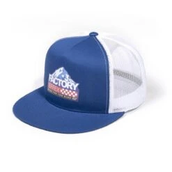 Factory Effex FX Peaked Snapback Hat, Royal Blue/White