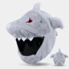 Cool Motorcycle Helmet Cover - Gray Shark
