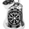 Alr™ Motorcycle Guardian Bell, Viking Vegvisir Compass