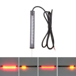 Motorcycle Fork Smoked LED Turn Signal Strip Lights Kit For Harley Davidson 39mm - 41mm Fork, 12-15 V DC -Gearup Co. Store H2b7bfb2159024b8e8aeefb06a4e4754dC