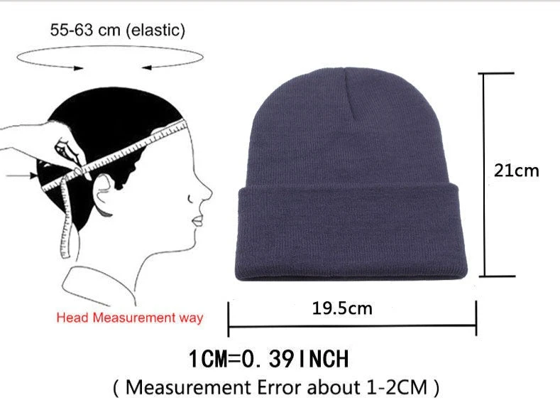 Unisex Knitted Beanie Hat 3 Unisex Knitted Beanie Hat - Image 3