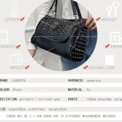 ALR™ Sexy Rivet Shoulder Bag -Gearup Co. Store H62f7daf15d824f16bc3b2846f87092aak