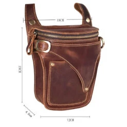 ALR™ Motorcycle Genuine Leather Hip Bag -Gearup Co. Store H692d9d4147d04883acee5b6da8e67ed5I