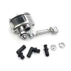 Motorbike Clutch & Brake Cylinder Fluid Reservoir Cup - Silver
