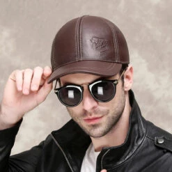 ALR™ Genuine Leather Eagle Baseball Cap -Gearup Co. Store Haab44162baf14f3b89cc36b75fa550c0w