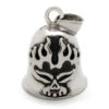 Stainless Steel Skull Rider Gremlin Bell Pendant