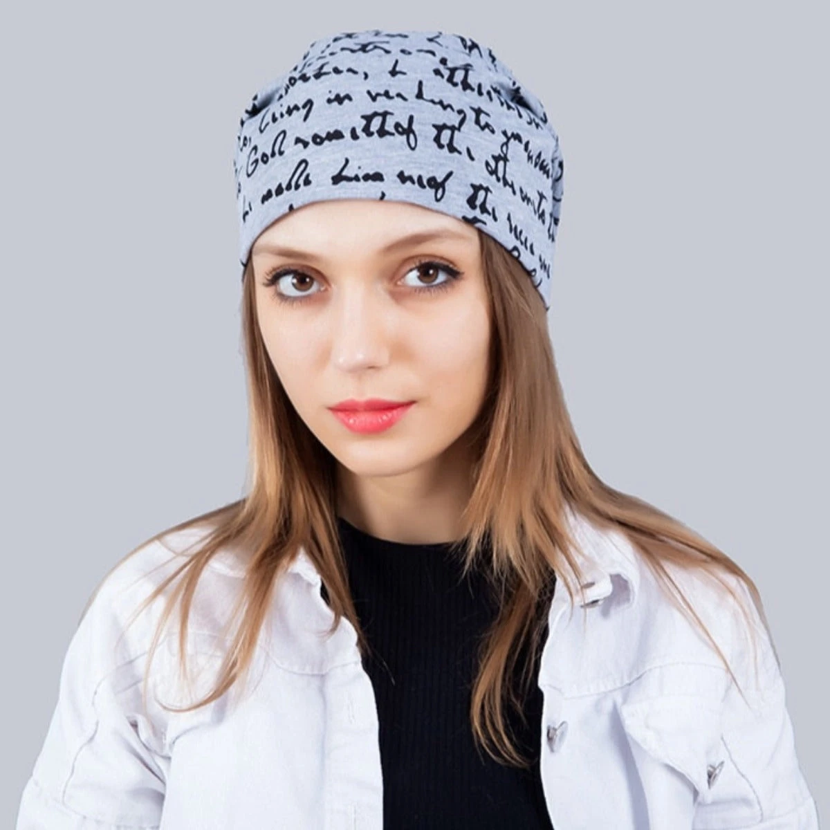 Fashionable Printed Beanie Hat 3 Fashionable Printed Beanie Hat - Image 3