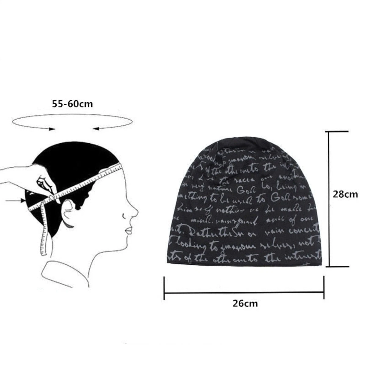 Fashionable Printed Beanie Hat 15 Fashionable Printed Beanie Hat - Image 15