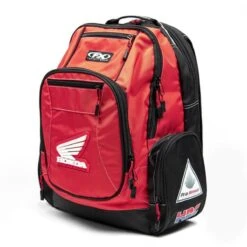 Factory Effex Honda Backpack, Red/Black -Gearup Co. Store Hon Premium Backpack