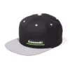 Factory Effex Kawasaki Wedge Snapback Hat, Black/Gray