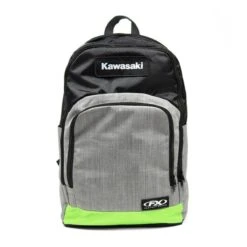 Factory Effex Kawasaki Standard Backpack, Gray/Green