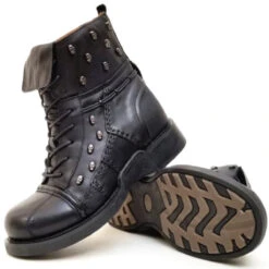 Lace Up Skull Boots -Gearup Co. Store Men s Motorcycle Boots Genuine Leather Lace up Skull Ankle Boots 146e49a0 6d41 4135 af1f d1955852d6c1