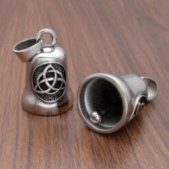 Father & Son Celtic Knot Gremlin Bell With This Bike Protected By The Good Lord Bell Bundle -Gearup Co. Store New Arrival Unisex 316L Stainlesss Steel Biker Bell Pedant 6b87431d f1f7 4e3c a047 92199903b5f3