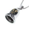 Stainless Steel Punk Men Gremlin Bell
