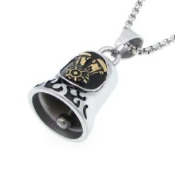 Stainless Steel Punk Men Gremlin Bell