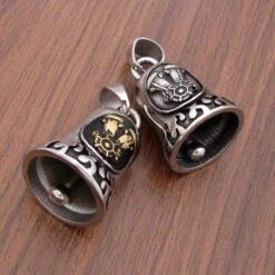 Stainless Steel Punk Men Gremlin Bell -Gearup Co. Store Punk Mens Accessories Motorcycle High Quality Titanium Steel Pendant Bell 1a7a0d56 751b 4422 8b31 bc368c48c1e1