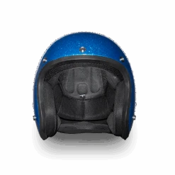 Daytona D.O.T. Cruiser Blue Metal Flake Motorcycle Open Face Helmet -Gearup Co. Store R9wCxx02