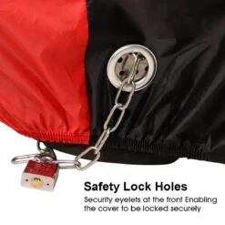 Sun Protector Motorcycle Cover - Orange -Gearup Co. Store S072dade305d6426c8b32e96b6088cb9b9