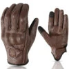 Alr™ Vintage Goatskin Full-Finger Motorcycle Gloves